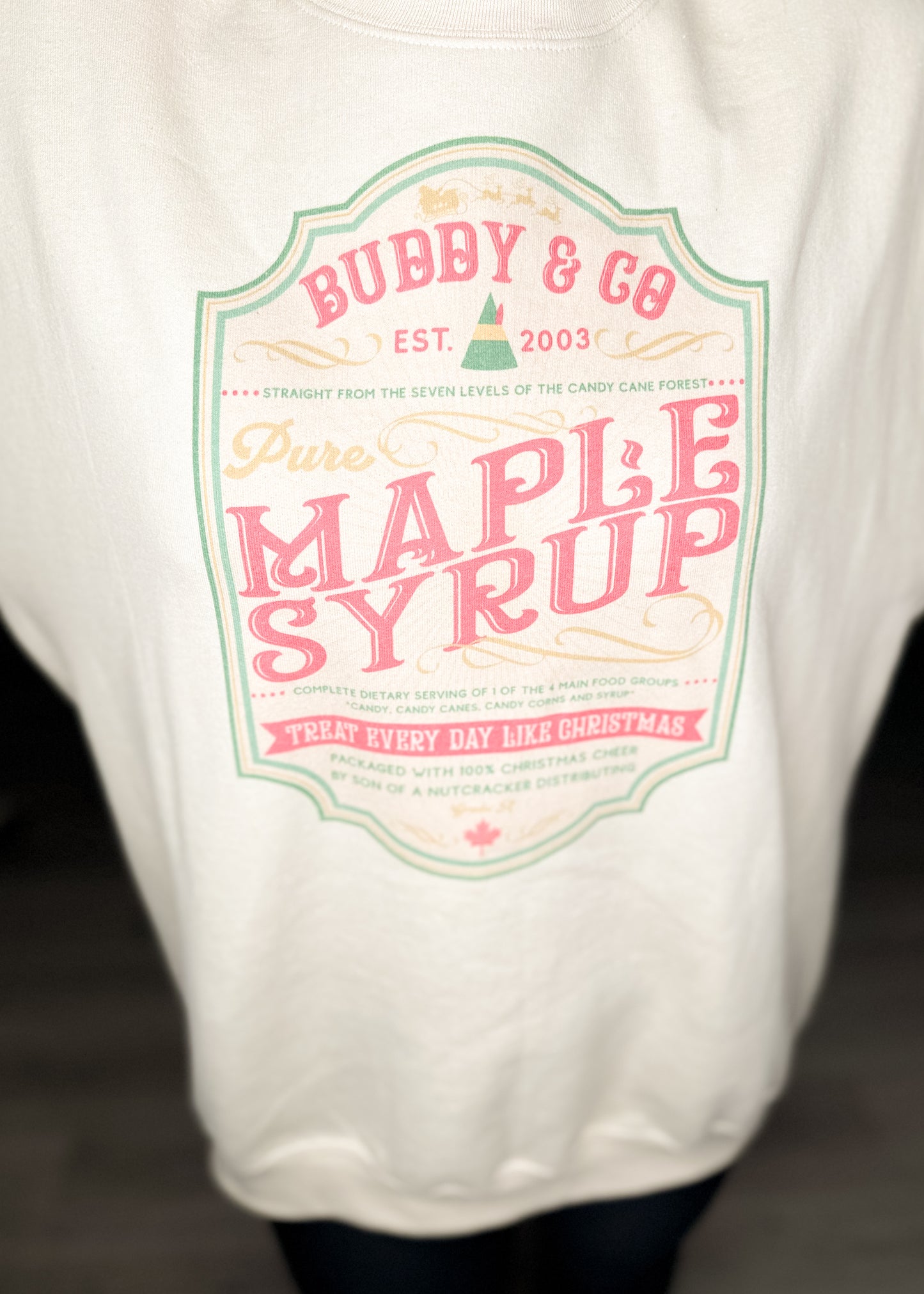 Maple Syrup Graphic Sweatshirt