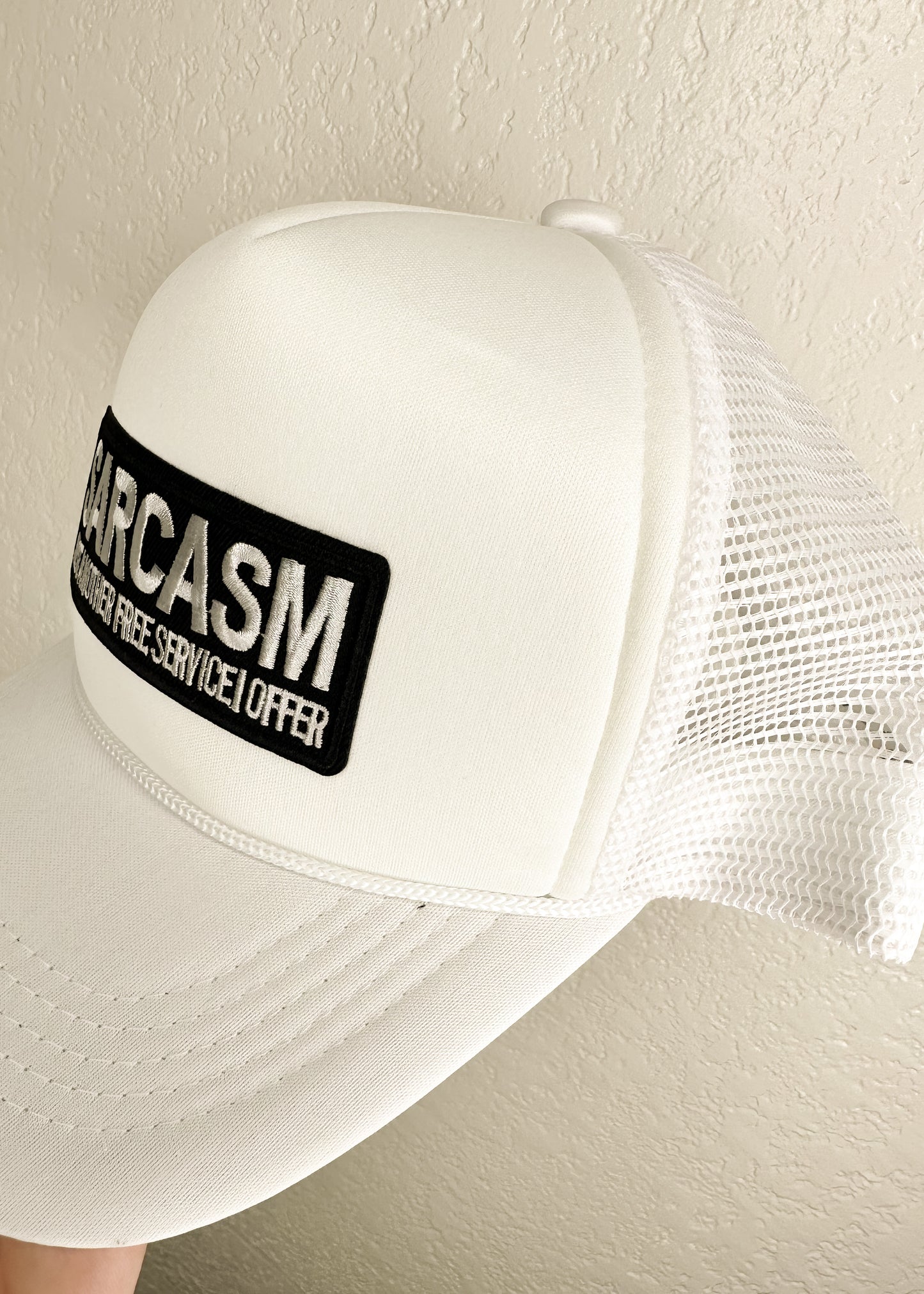 Sarcasm Trucker Hat