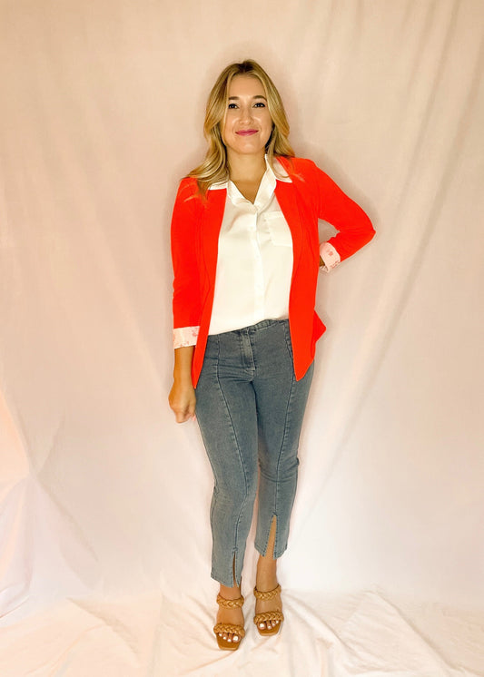 Neon Orange Blazer