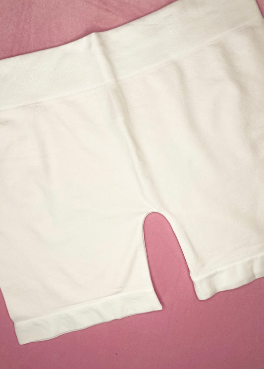 White Seamless Shorts