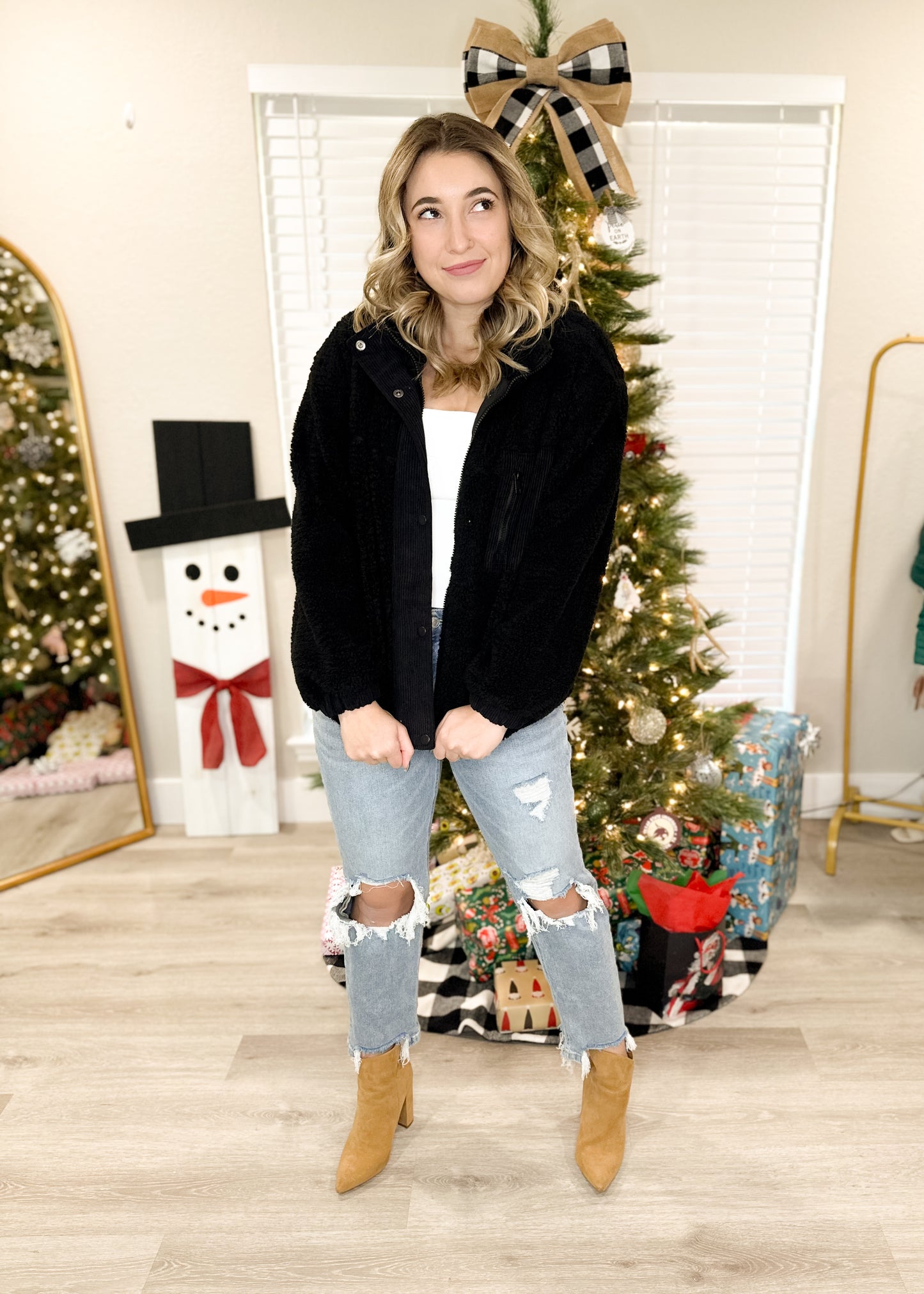 Black Sherpa Jacket