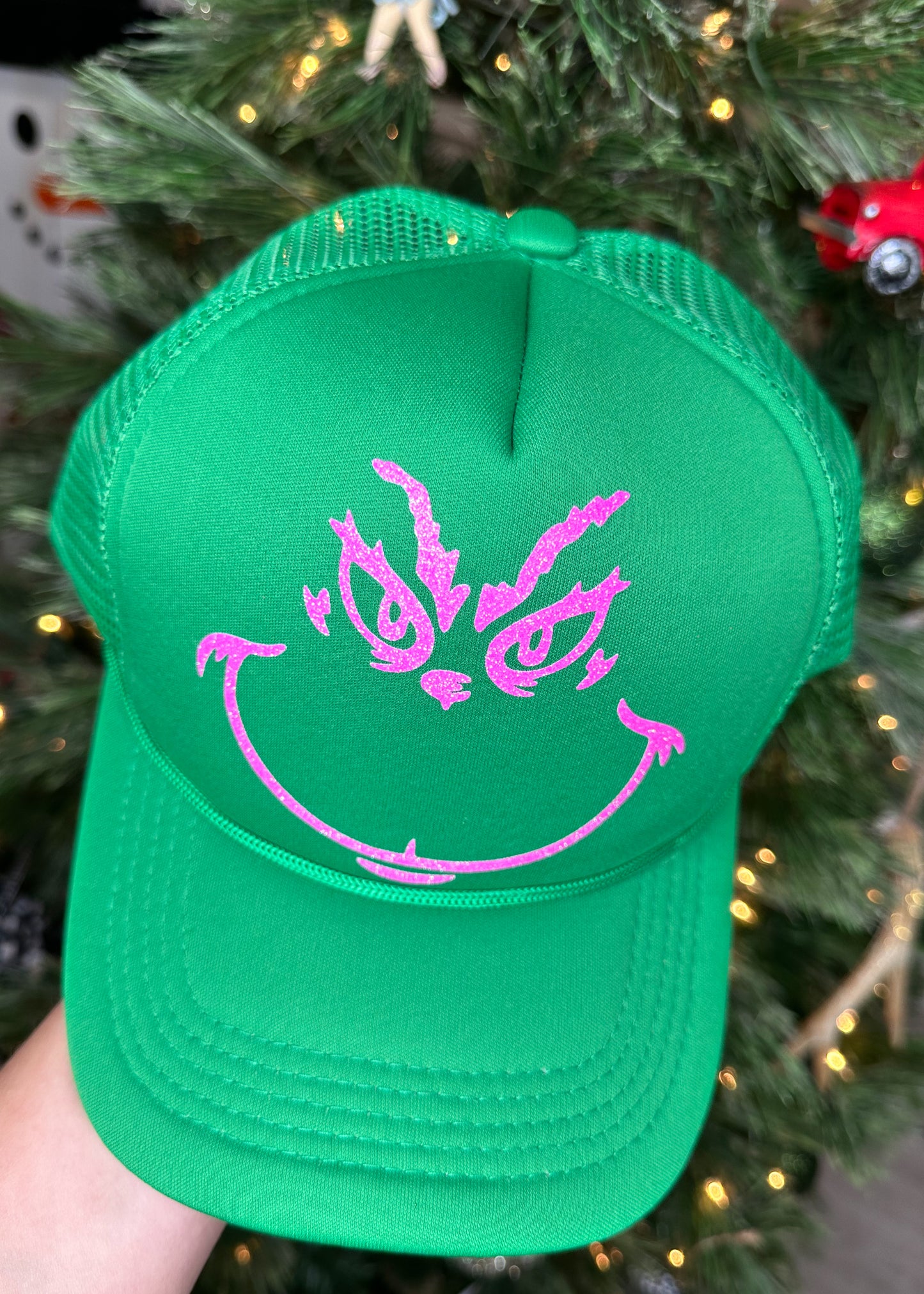 Green Festive Trucker Hat