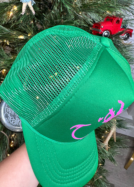 Green Festive Trucker Hat