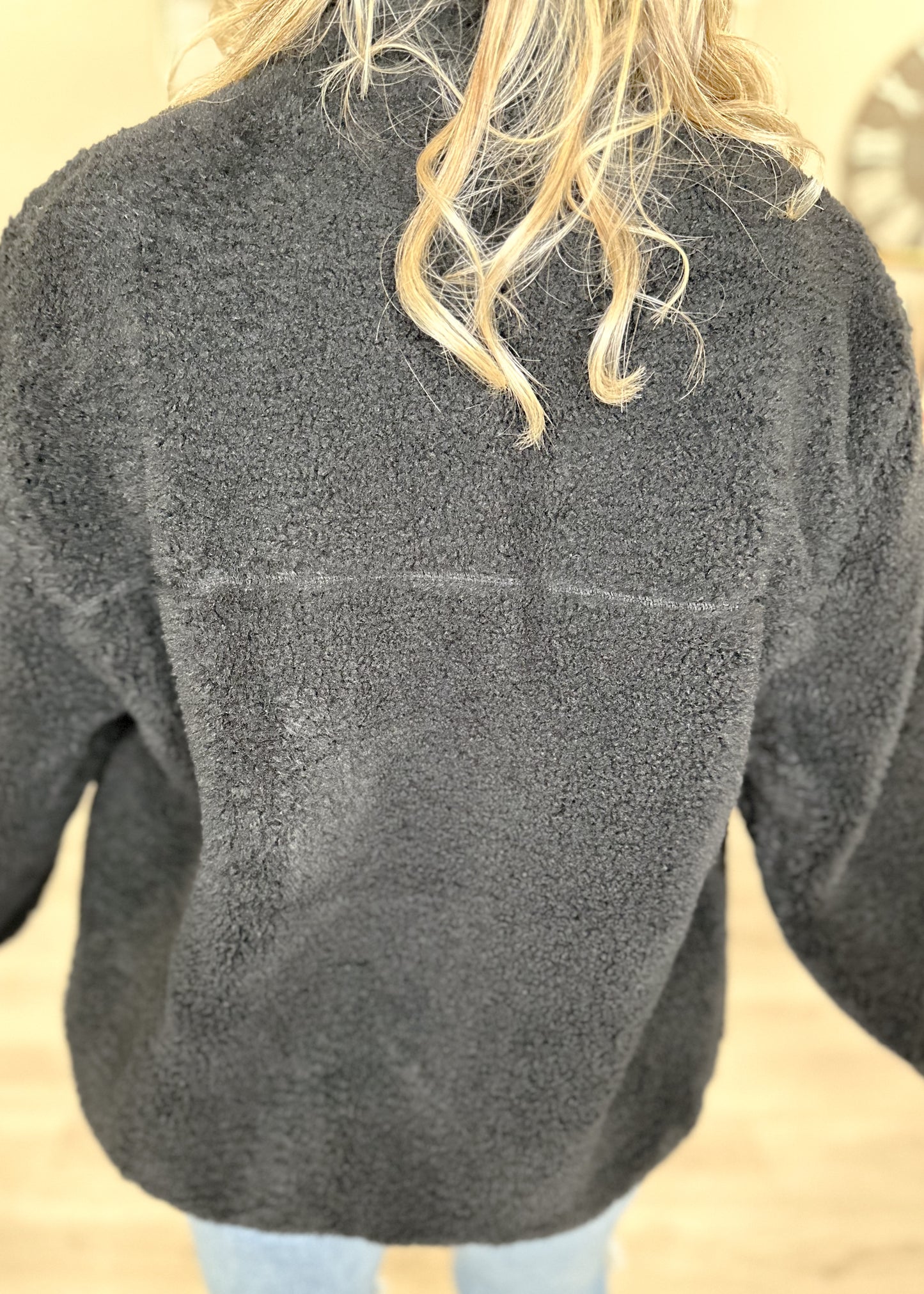 Black Sherpa Jacket