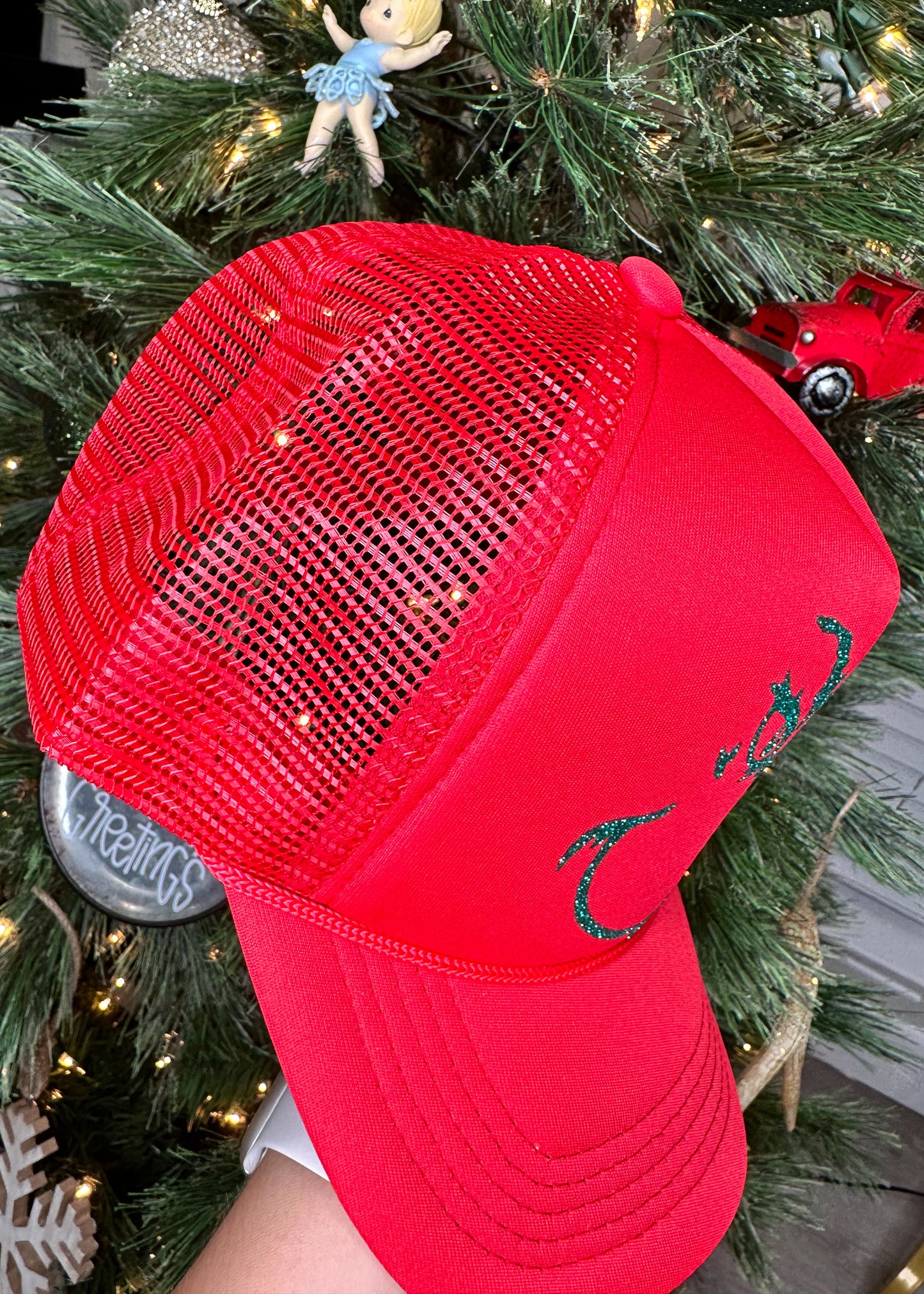 Red Festive Trucker Hat