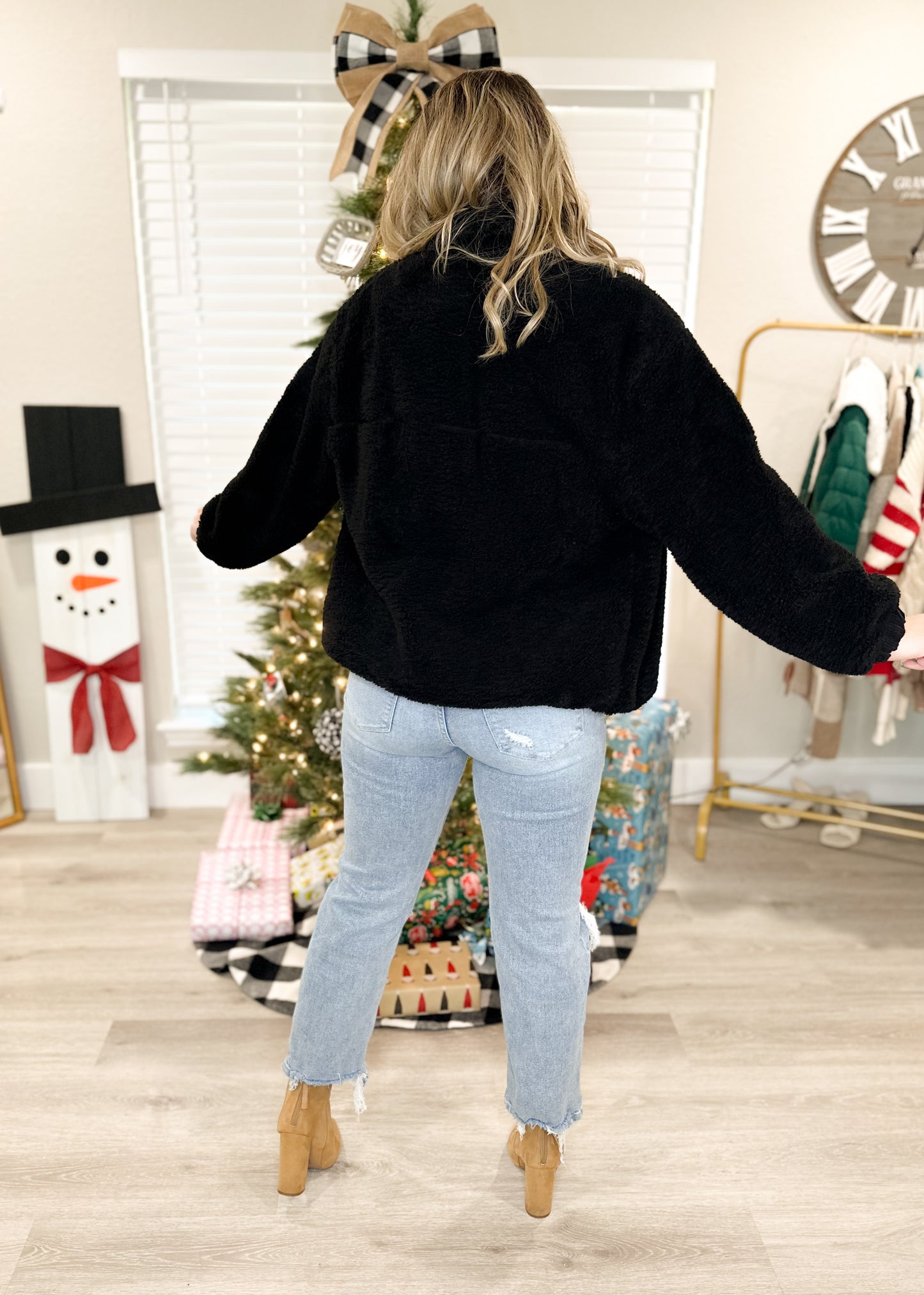 Black Sherpa Jacket