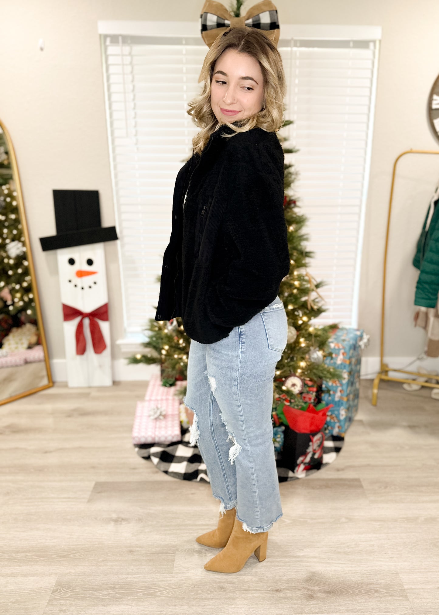 Black Sherpa Jacket