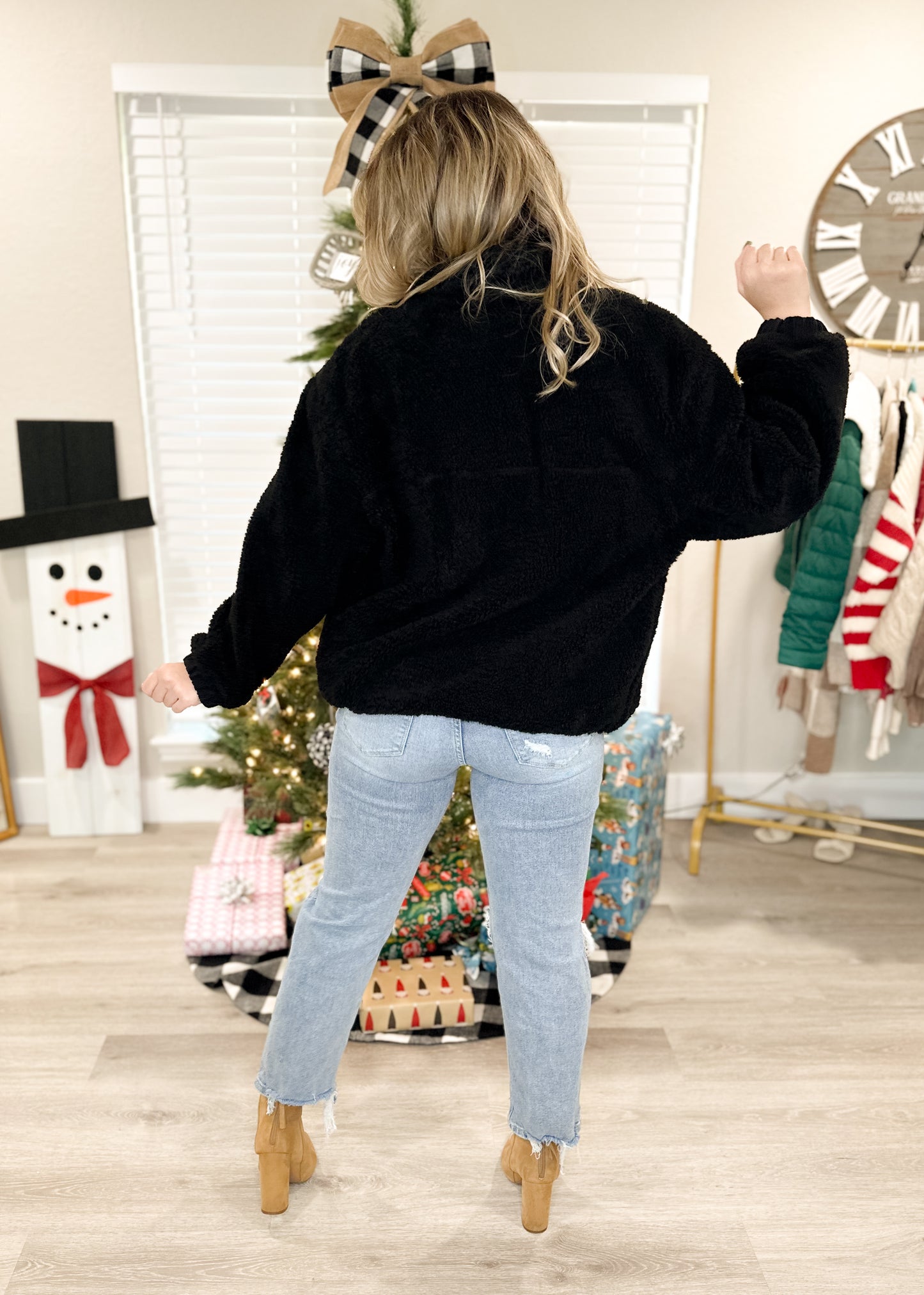 Black Sherpa Jacket