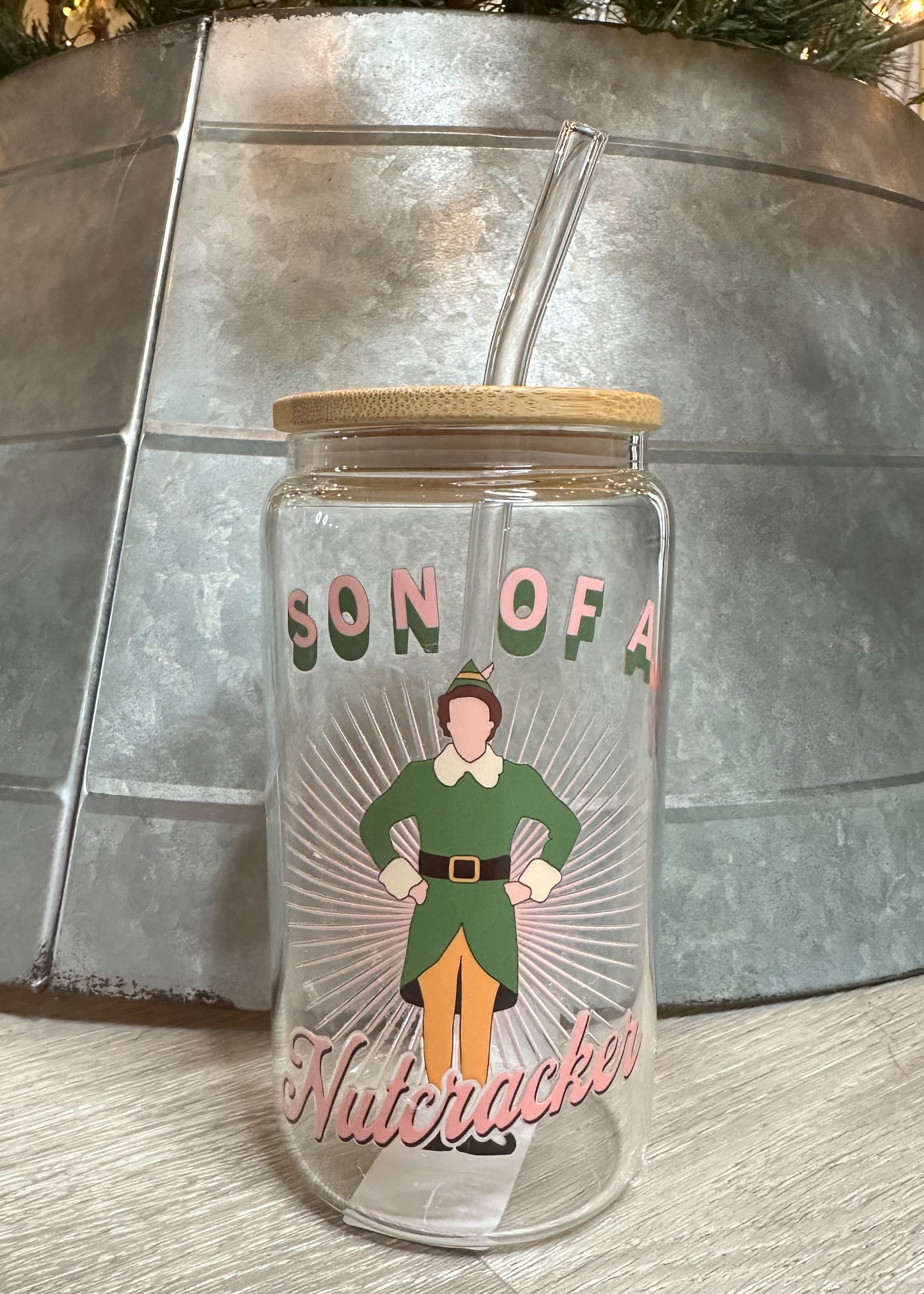 Son of a Nutcracker Glass Cup