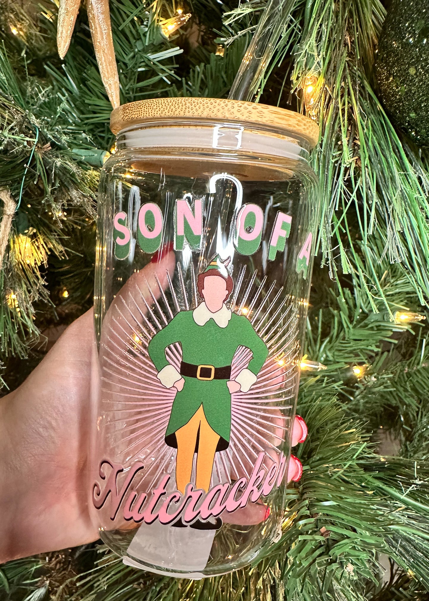 Son of a Nutcracker Glass Cup