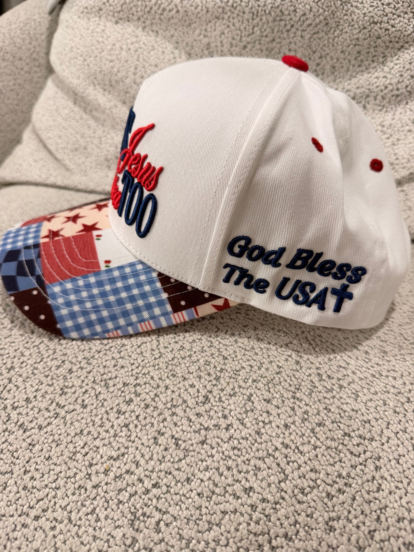 Loves Jesus and America Too Hat