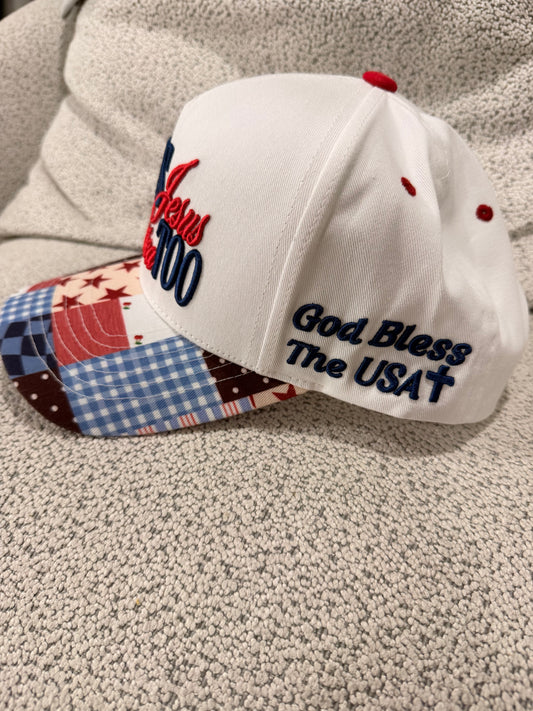 Loves Jesus and America Too Hat