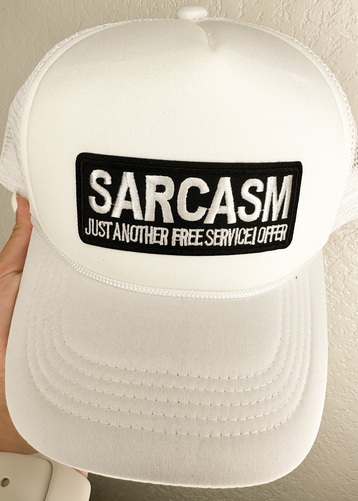 Sarcasm Trucker Hat