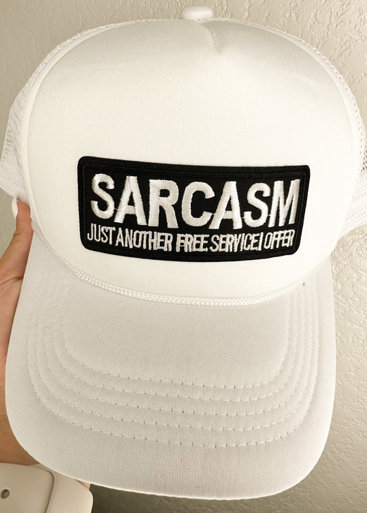 Sarcasm Trucker Hat
