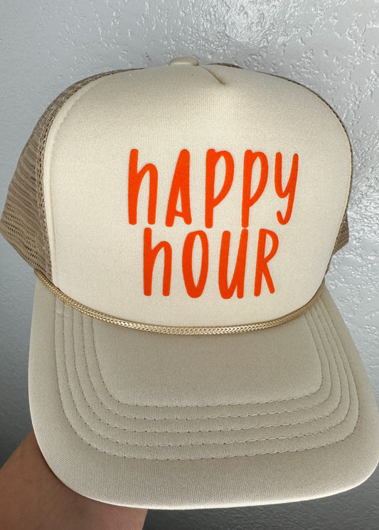 Happy Hour Trucker Hat