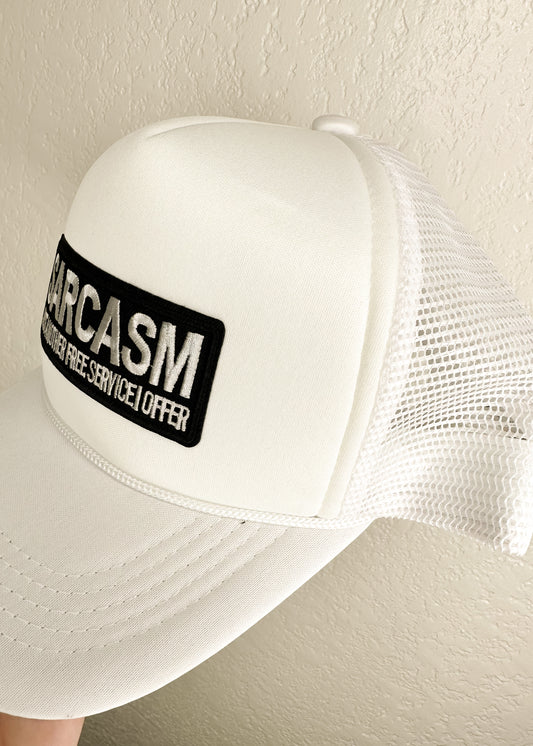 Sarcasm Trucker Hat