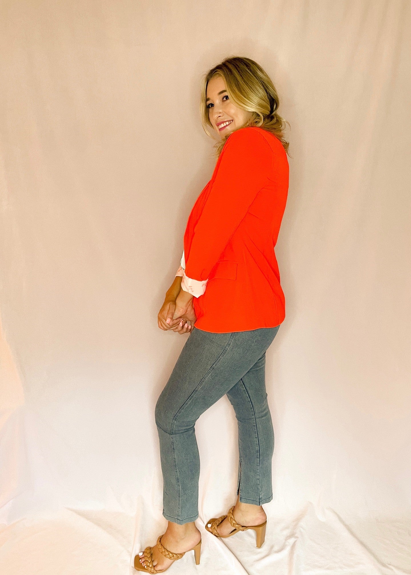 Neon Orange Blazer