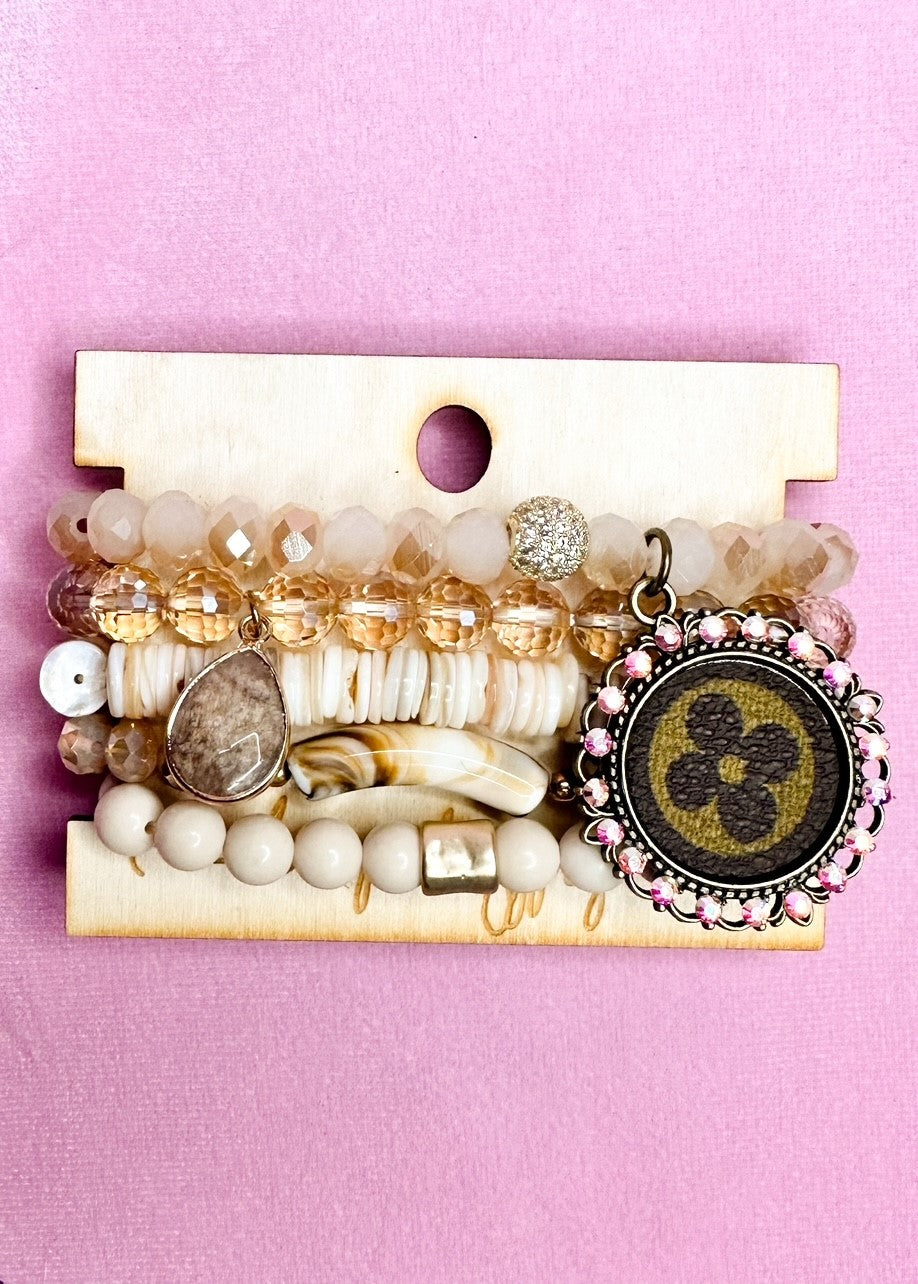 Beaded Bracelet Stack Set