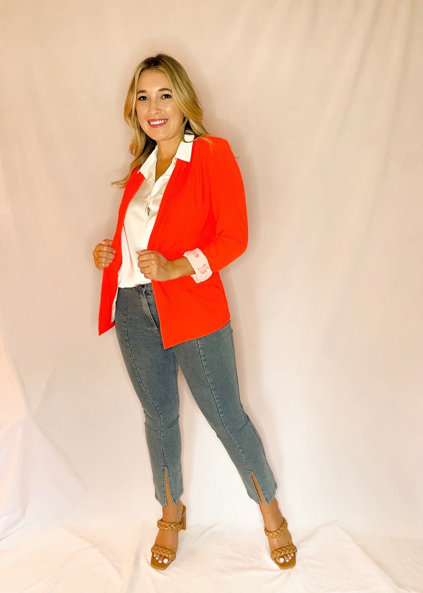 Neon Orange Blazer