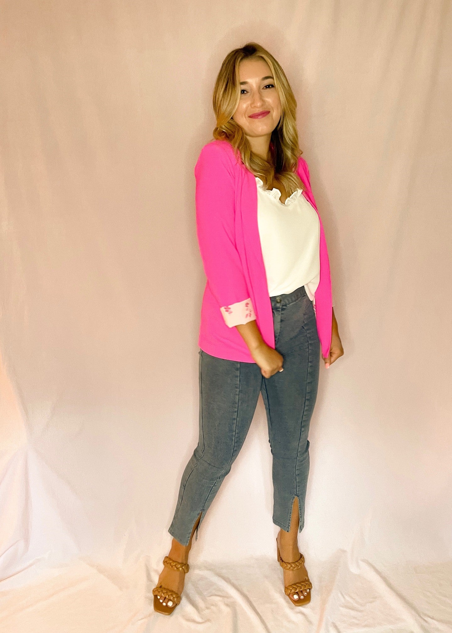 Hot Pink Women's Blazer