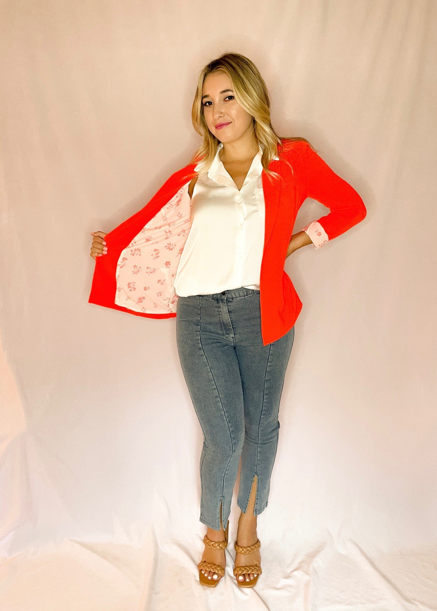 Neon Orange Blazer