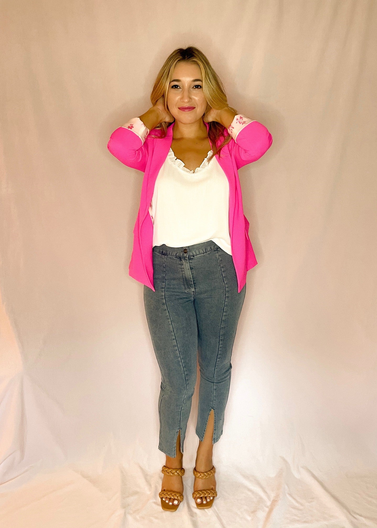 Hot Pink Women's Blazer