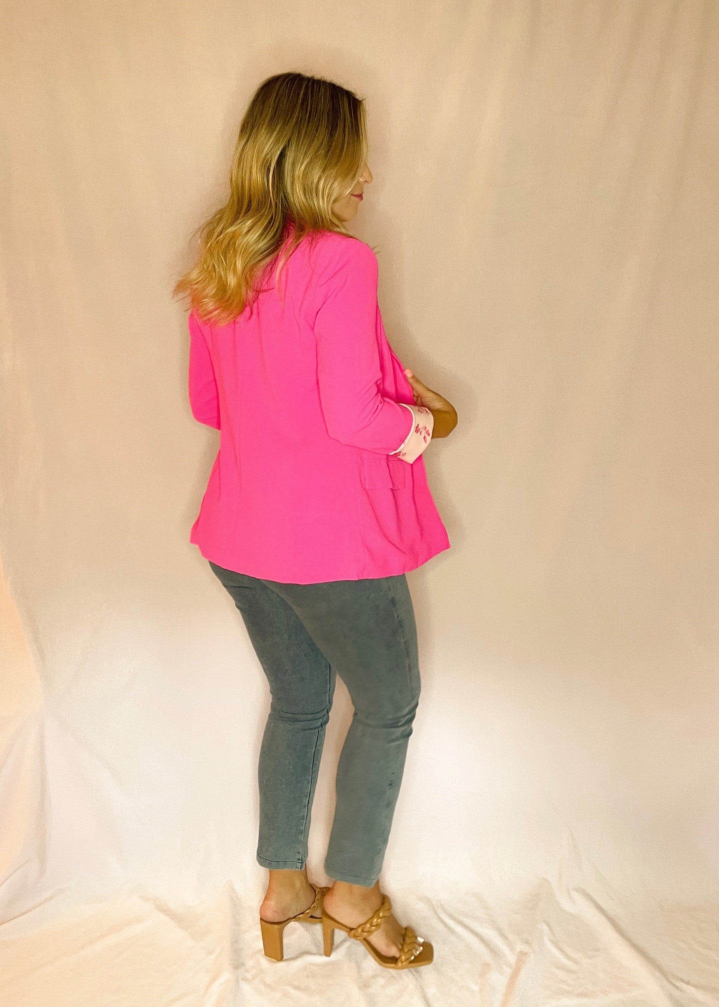 Hot Pink Women's Blazer