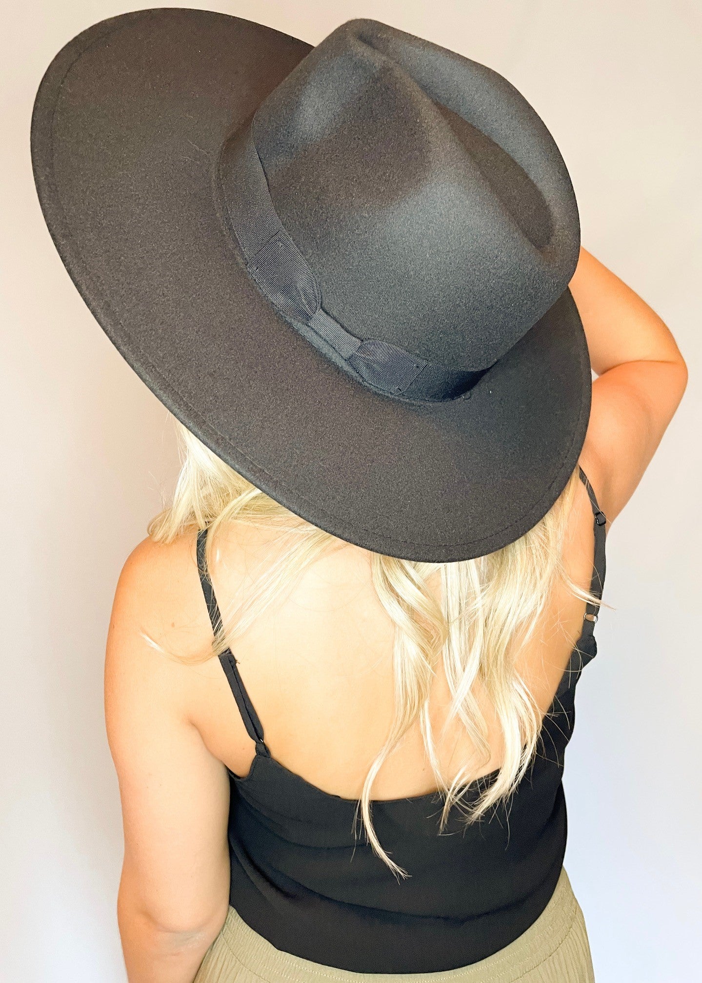 Wide Brim Felt Hat *FINAL SALE*