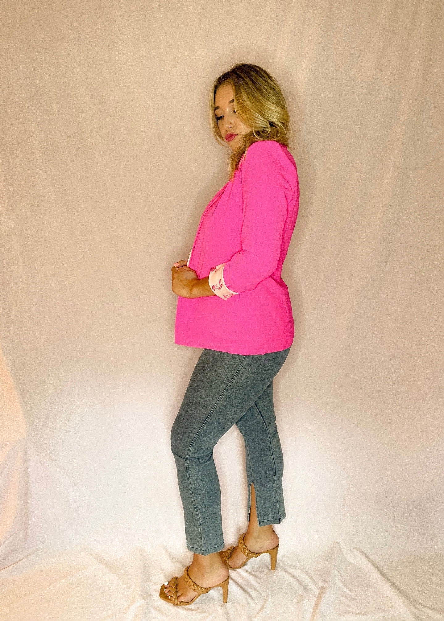 Hot Pink Women's Blazer