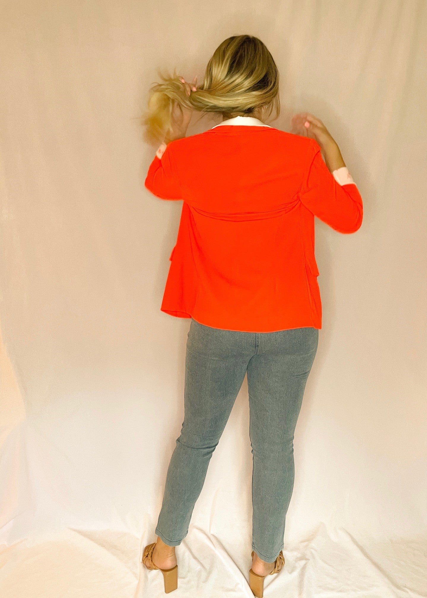 Neon Orange Blazer