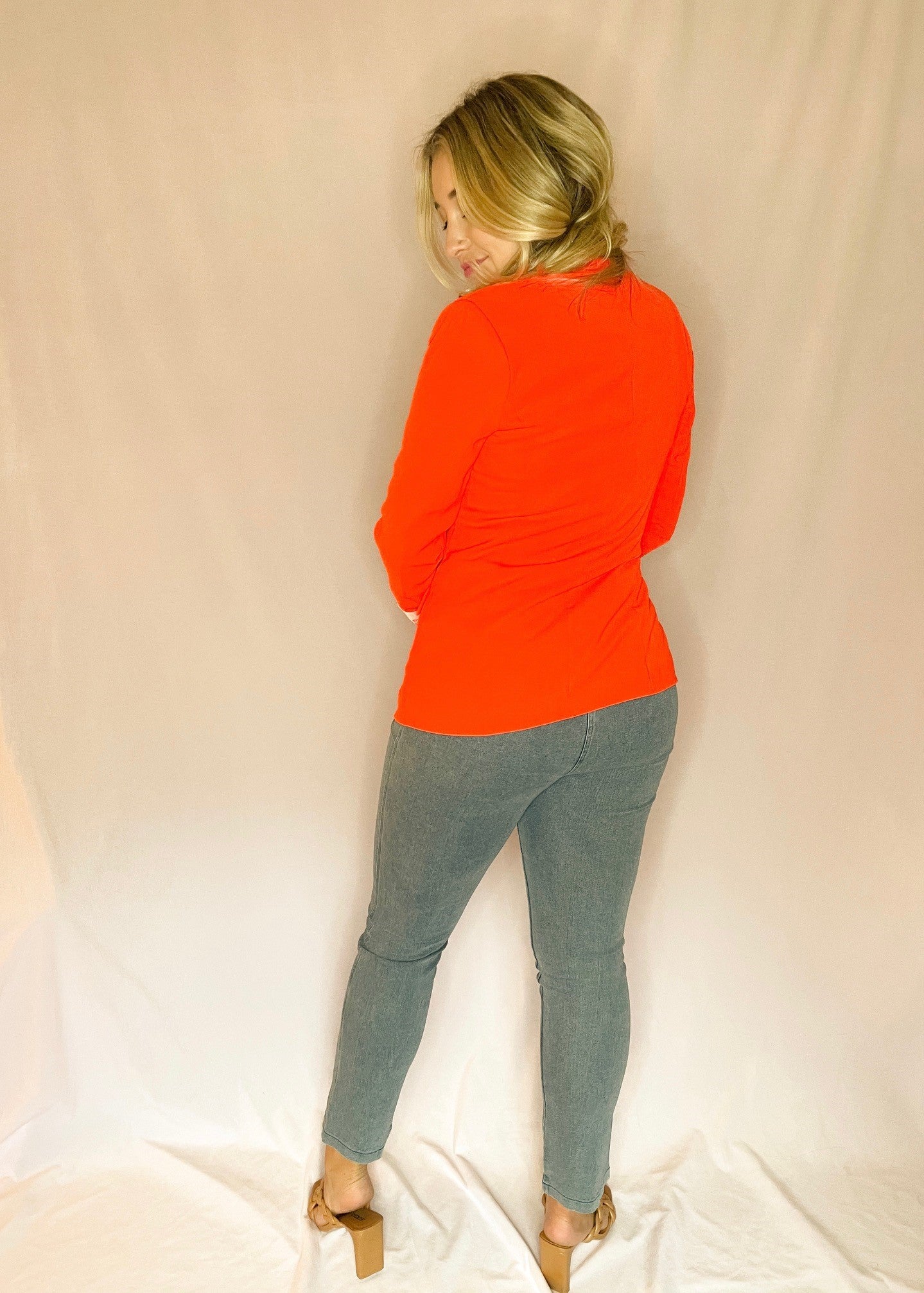 Neon Orange Blazer