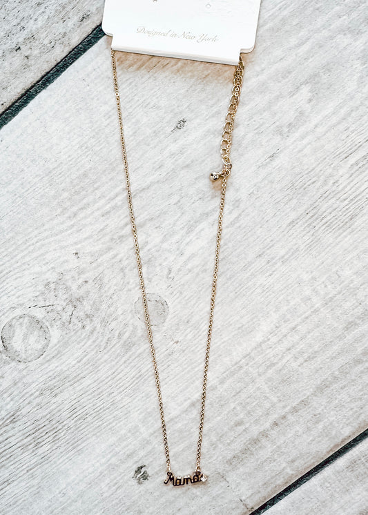 Mama Gold Necklace