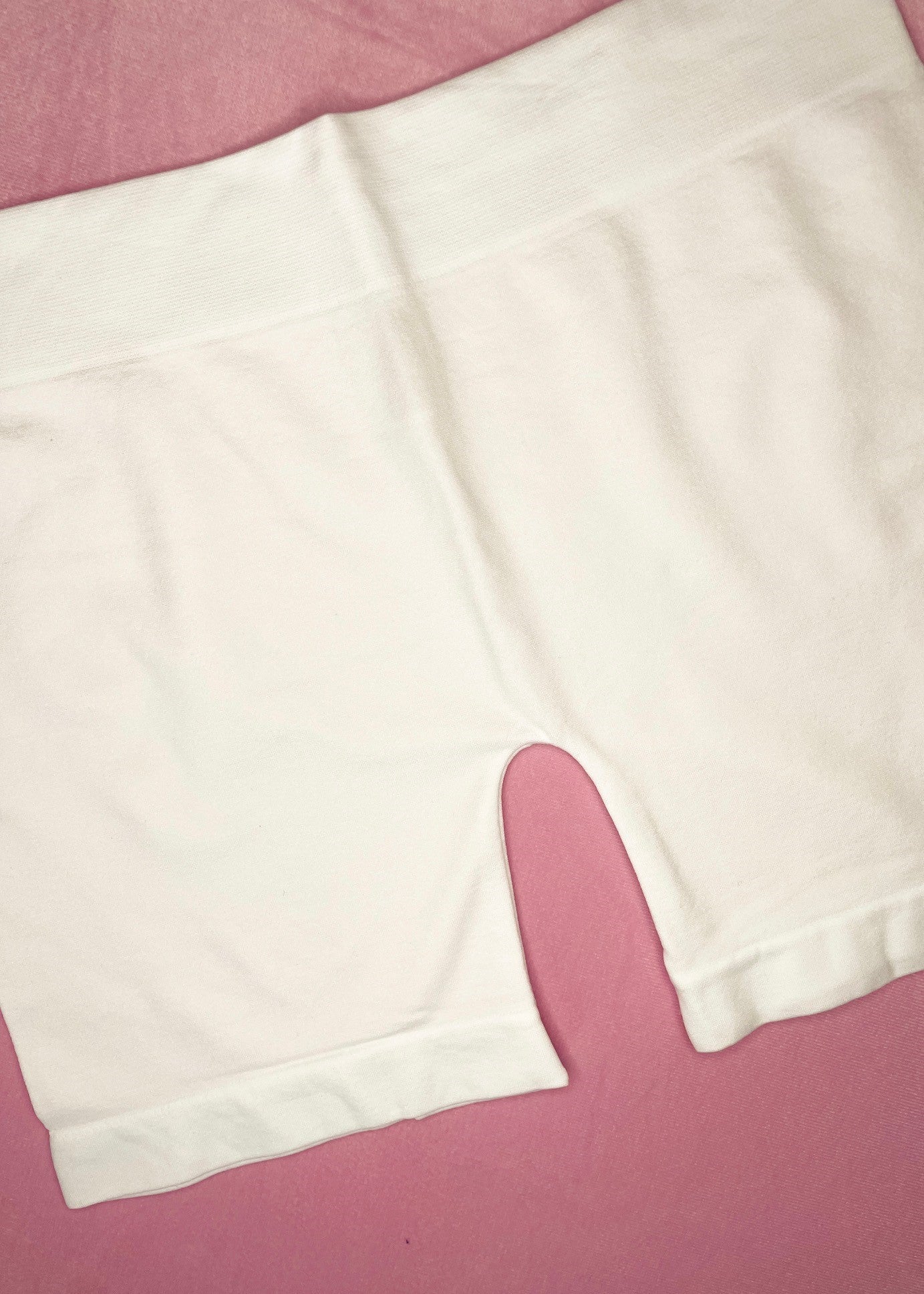 White Seamless Shorts