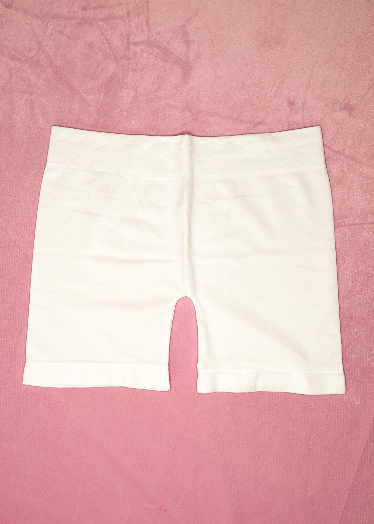 White Seamless Shorts